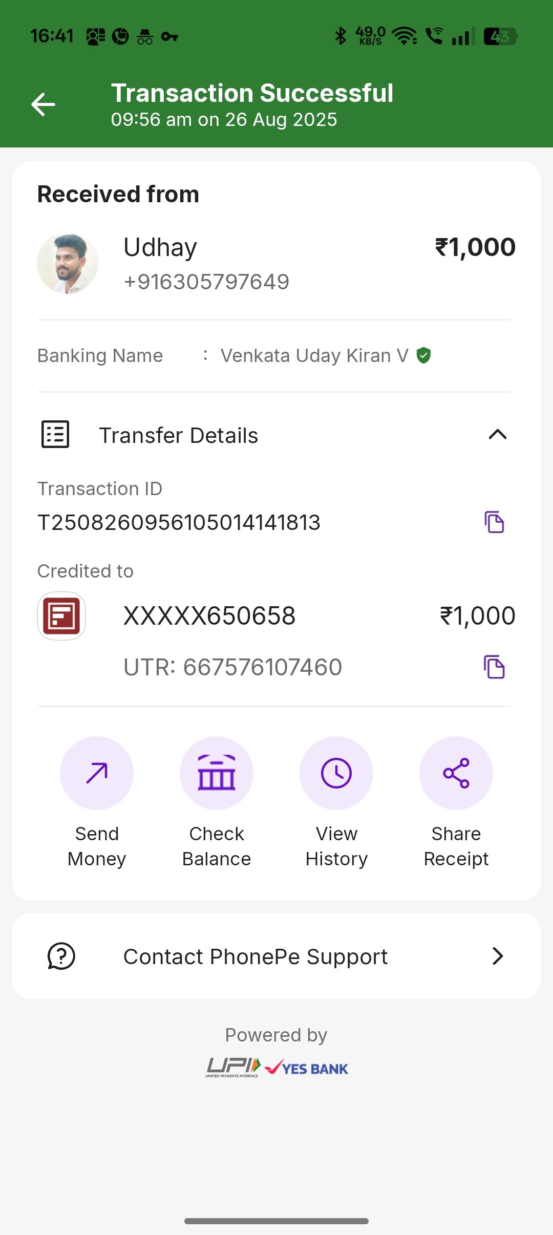 Payment Proof