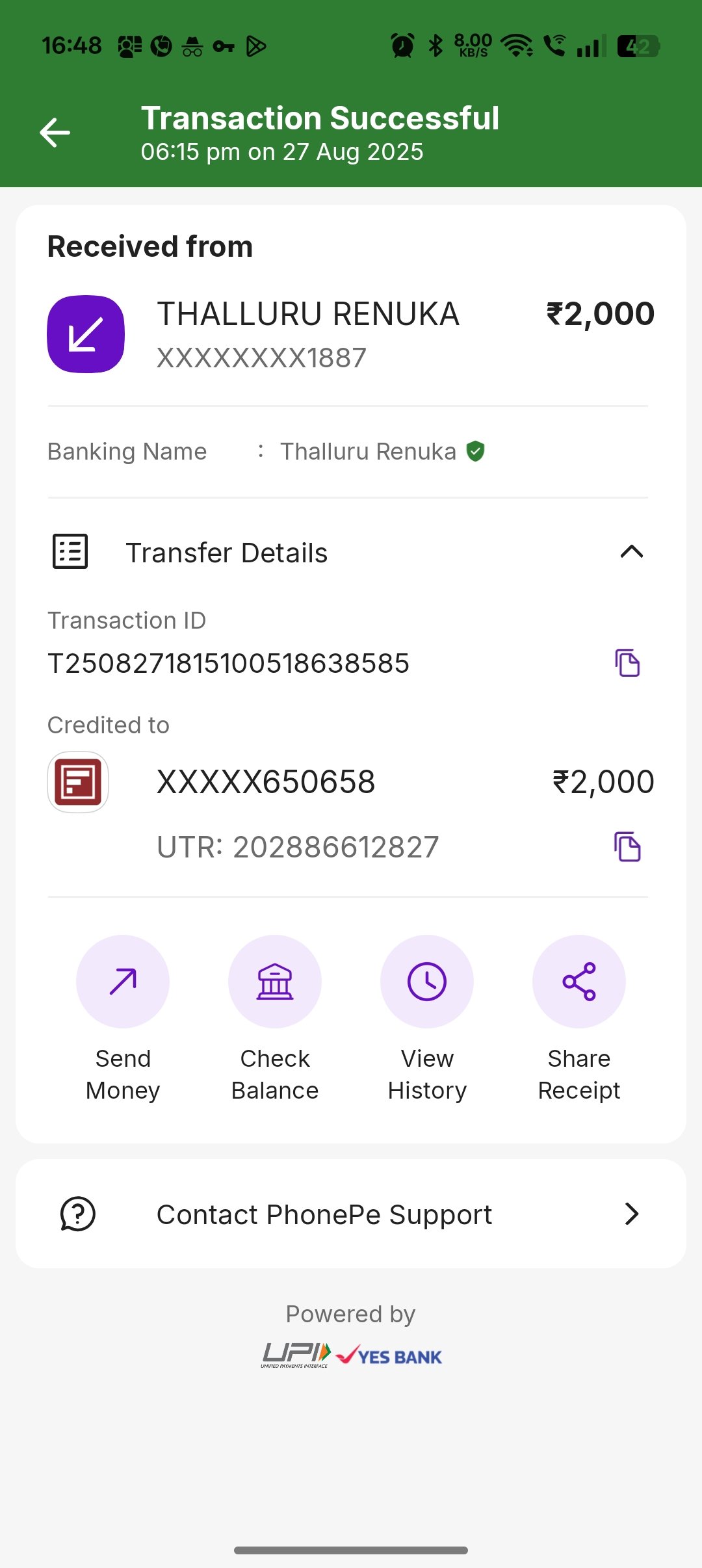 Payment Proof
