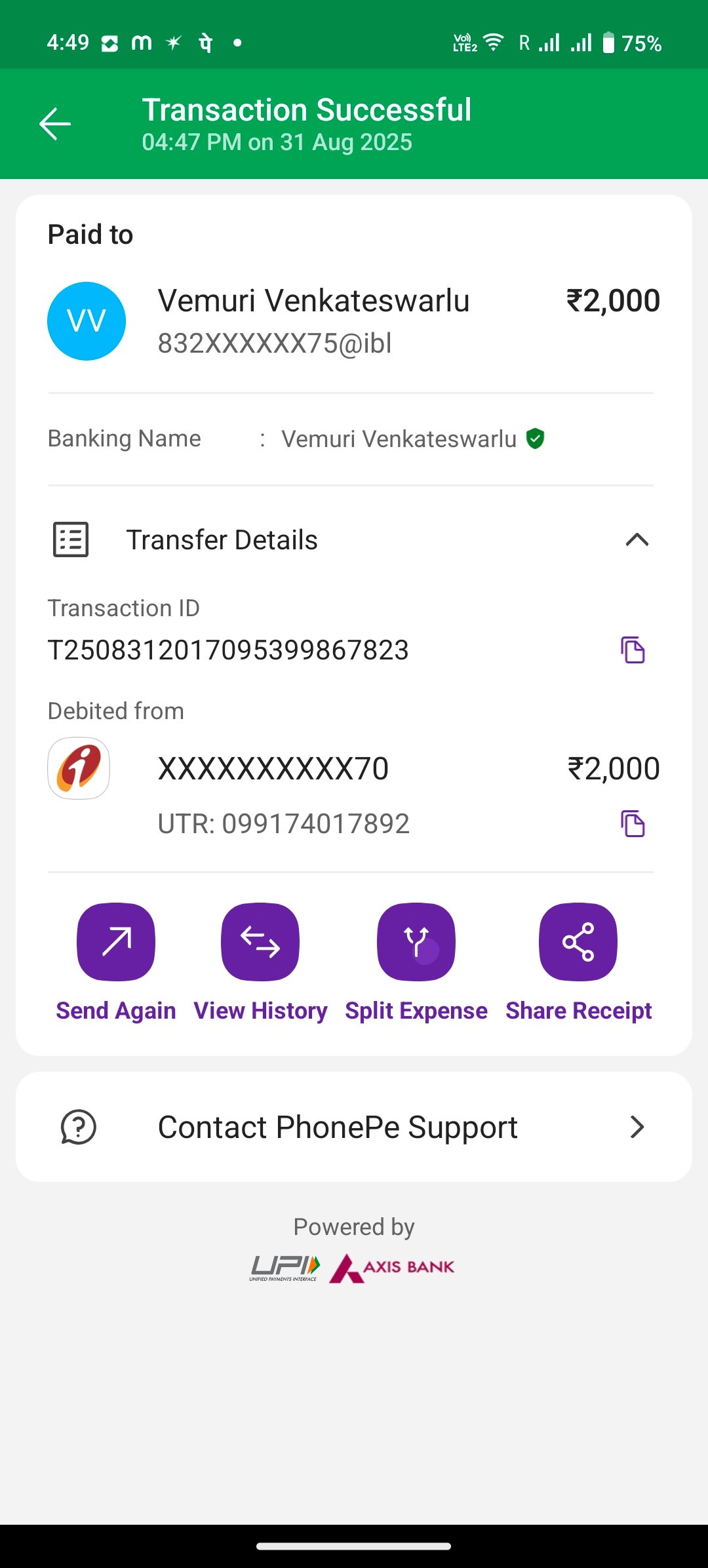Payment Proof