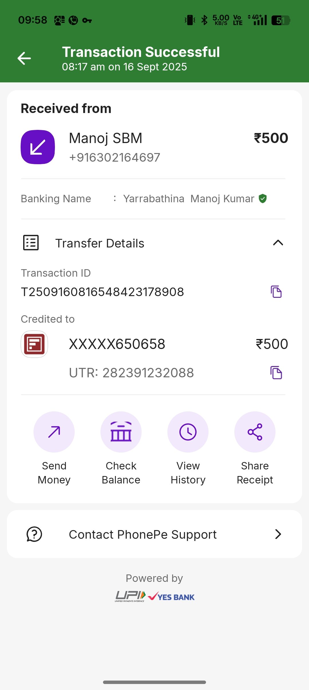 Payment Proof