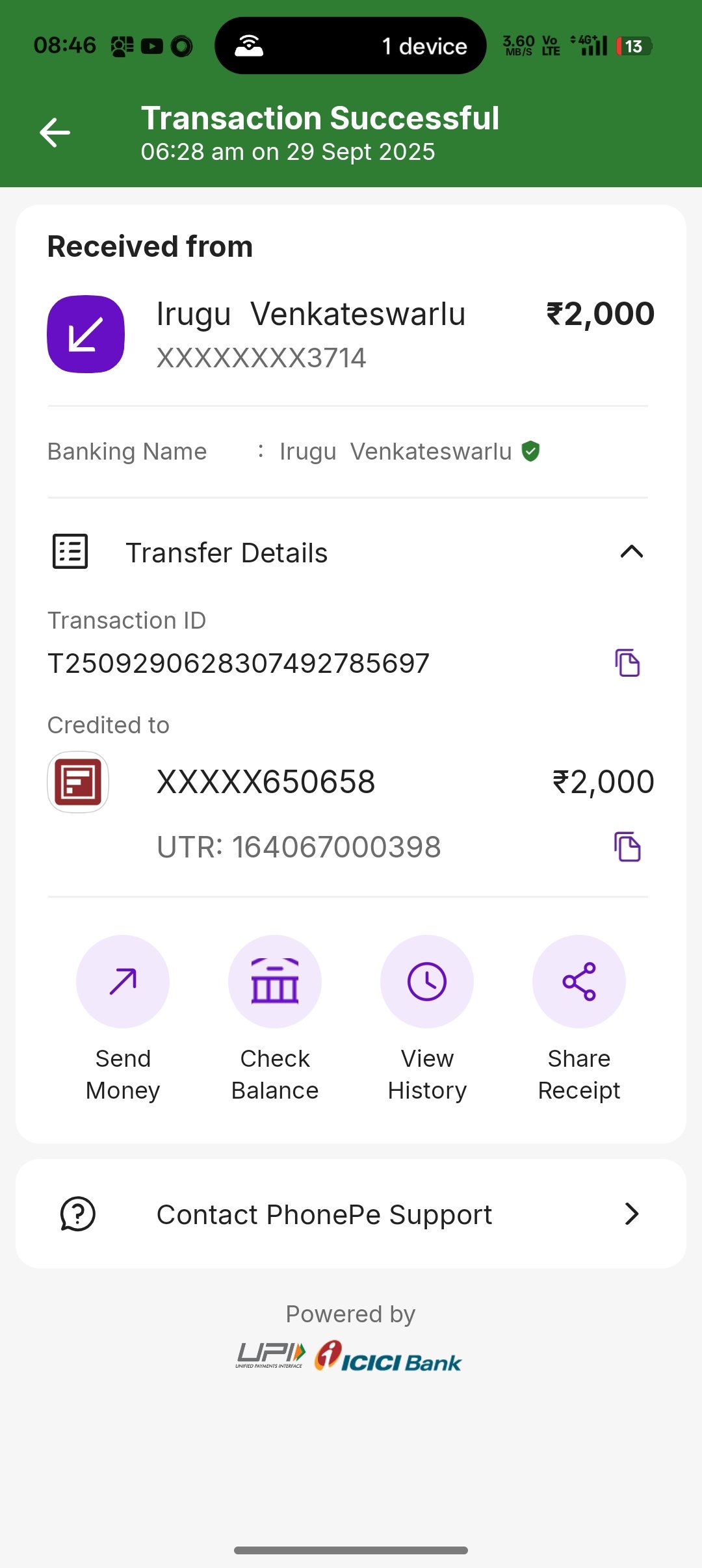 Payment Proof