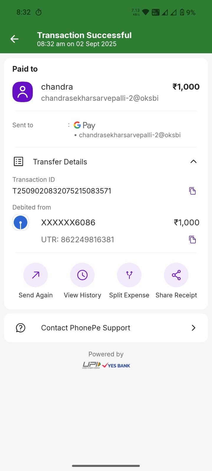 Payment Proof