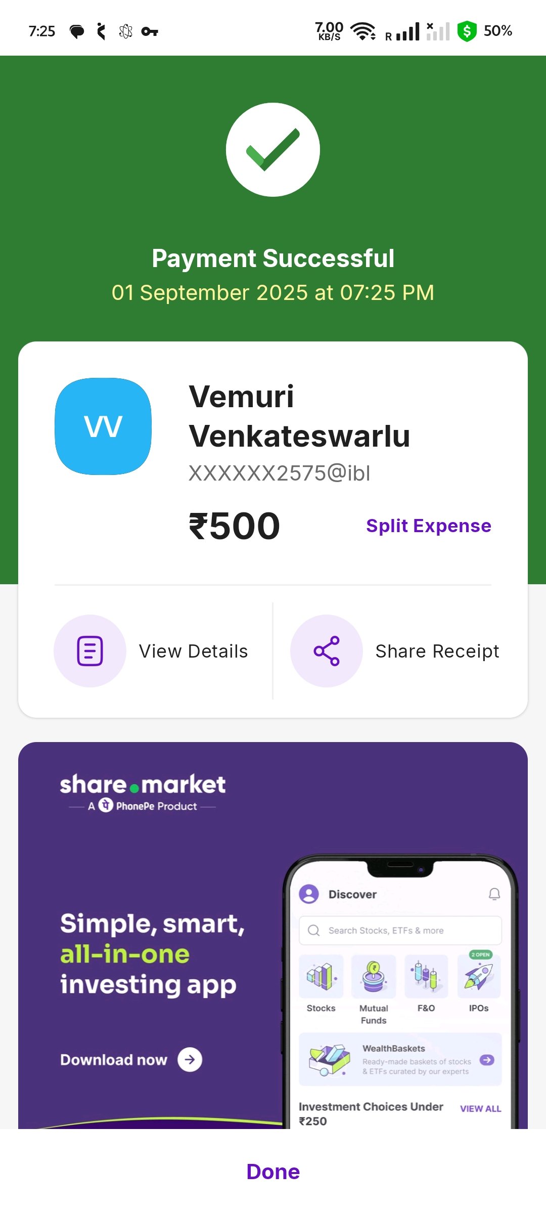 Payment Proof