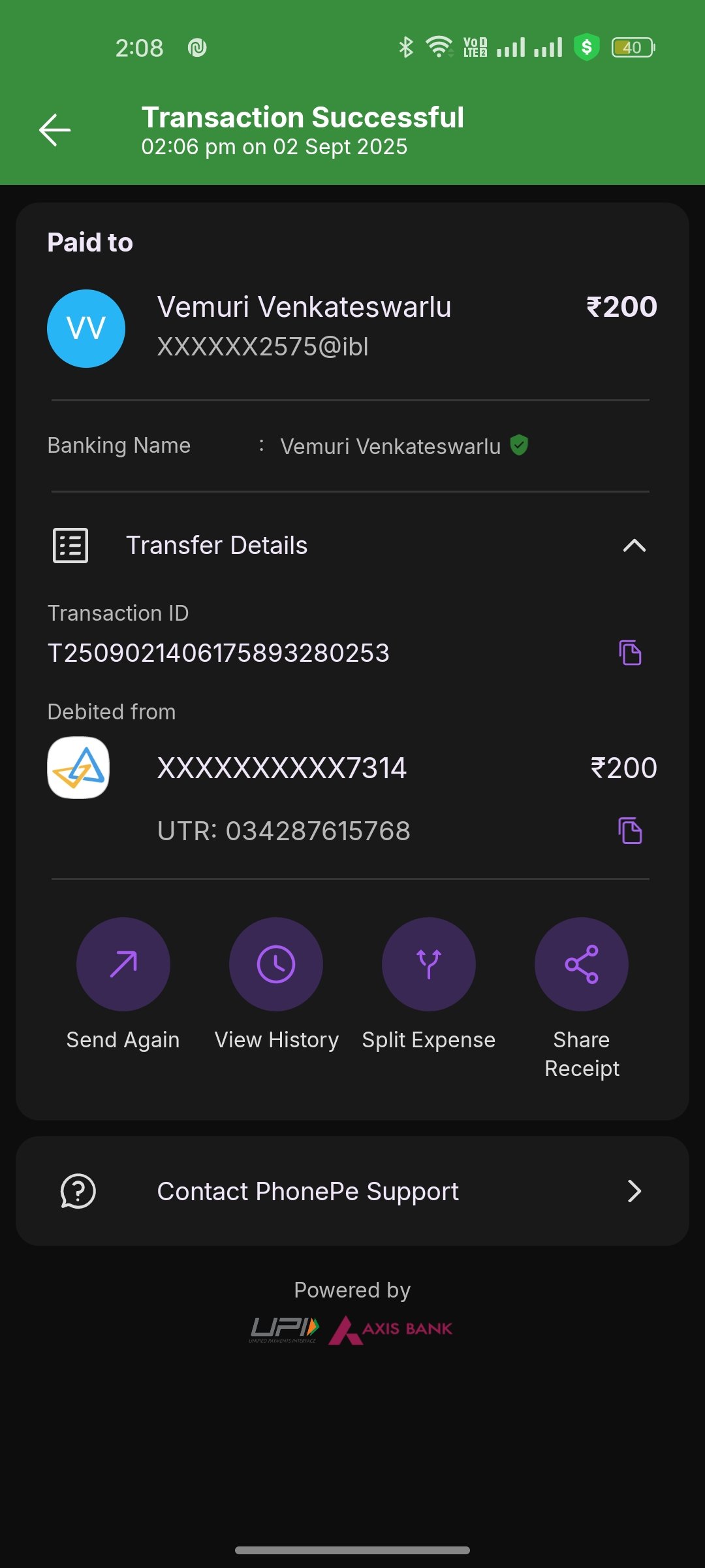 Payment Proof