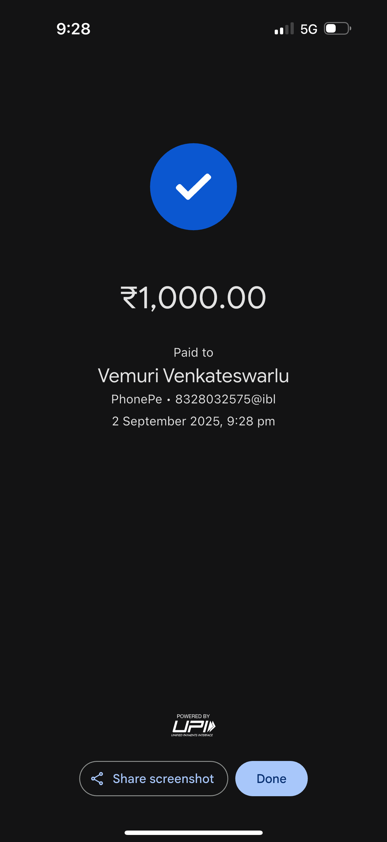 Payment Proof